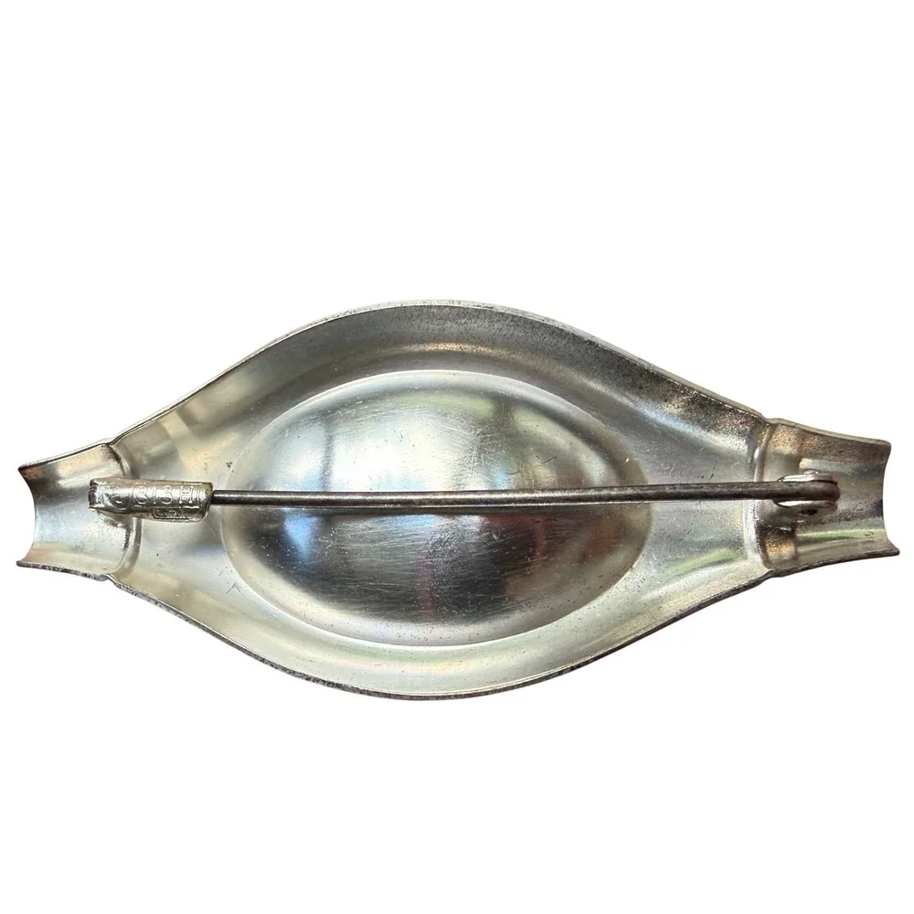 Vintage 1960 Elis Kauppi Kupittaan Kulta Finland 813H Silver Modernist Brooch